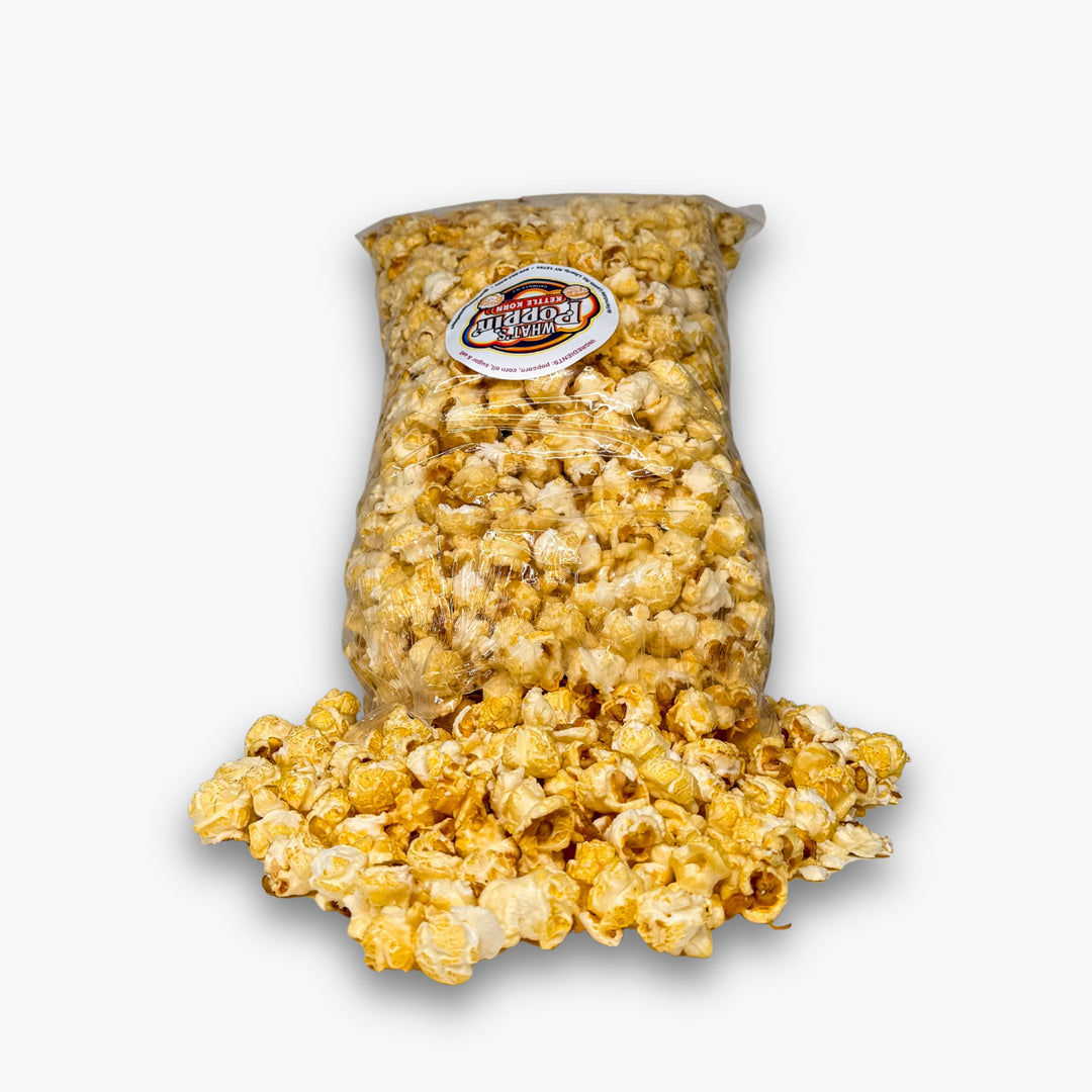 What’s Poppin’ Kettle Korn – Large 18 oz Bag | Hand-Popped Sweet & Salty Popcorn from the Catskills