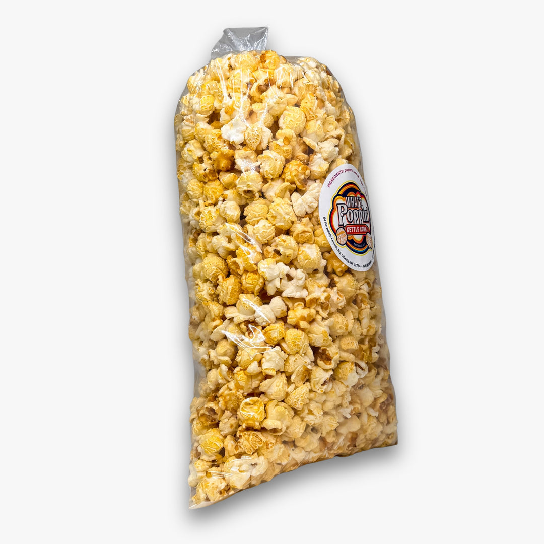 What’s Poppin’ Kettle Korn – 3 Pack Bundle (3 × 18 oz Family Bags) | Hand-Popped Sweet & Salty Kettle Corn from the Catskills
